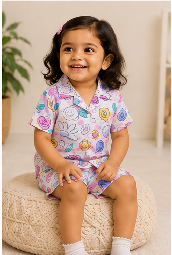 Floral Print Pajama Set