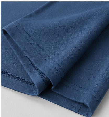 Horcun Men's Steel Blue Contrast Collar Polo T-Shirt | Premium Polo