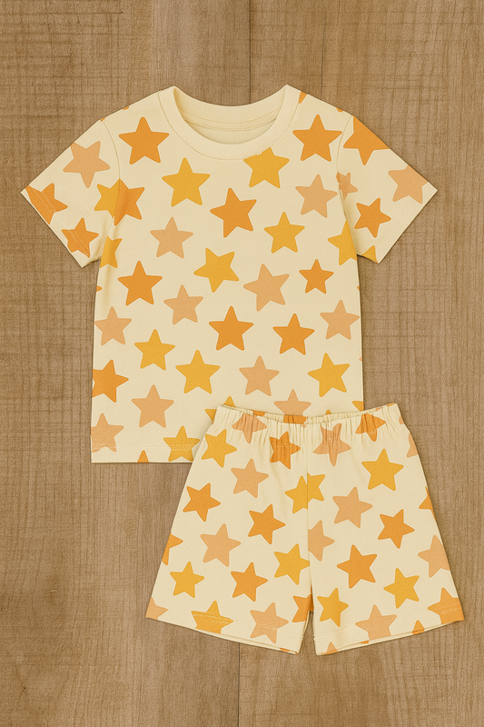 Cute Multicolor Star Printed Cordset For Boys