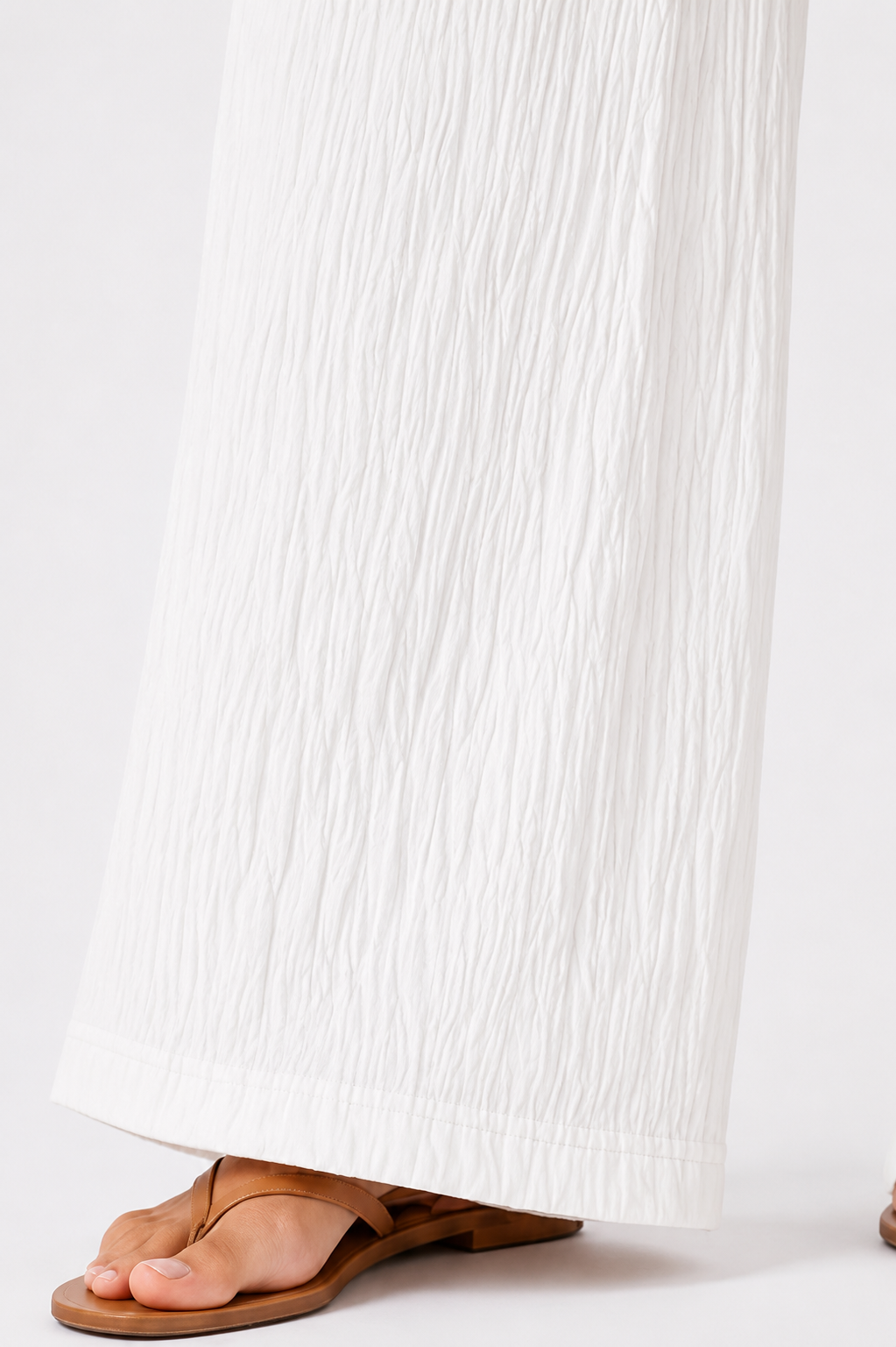 White Wide Leg Lounge Pants  | Casual Summer Outfit for Women