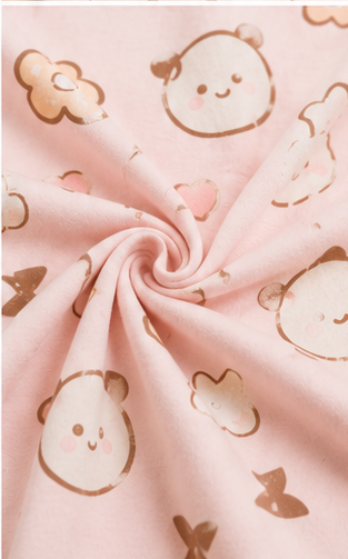 Cute Bunny & Bear Print Kids Co-Ord Set – Soft Cotton T-Shirt & Shorts Outfit for Boys & Girls
