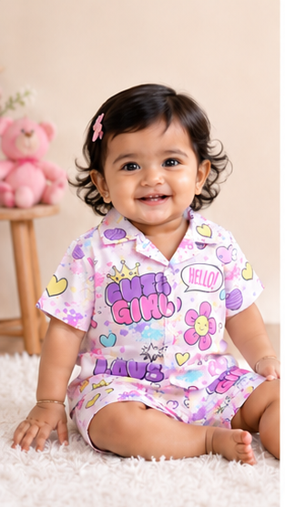 Cute Girl Pajama Set