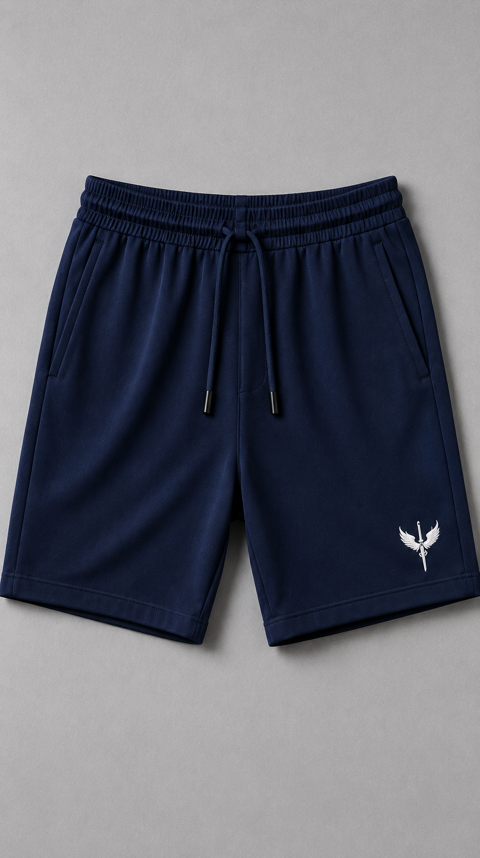Horcun Men's Navy Blue Performance Training Shorts | Premium Athletic Shorts