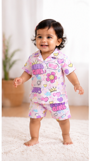 Cute Girl Pajama Set