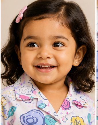 Floral Print Pajama Set