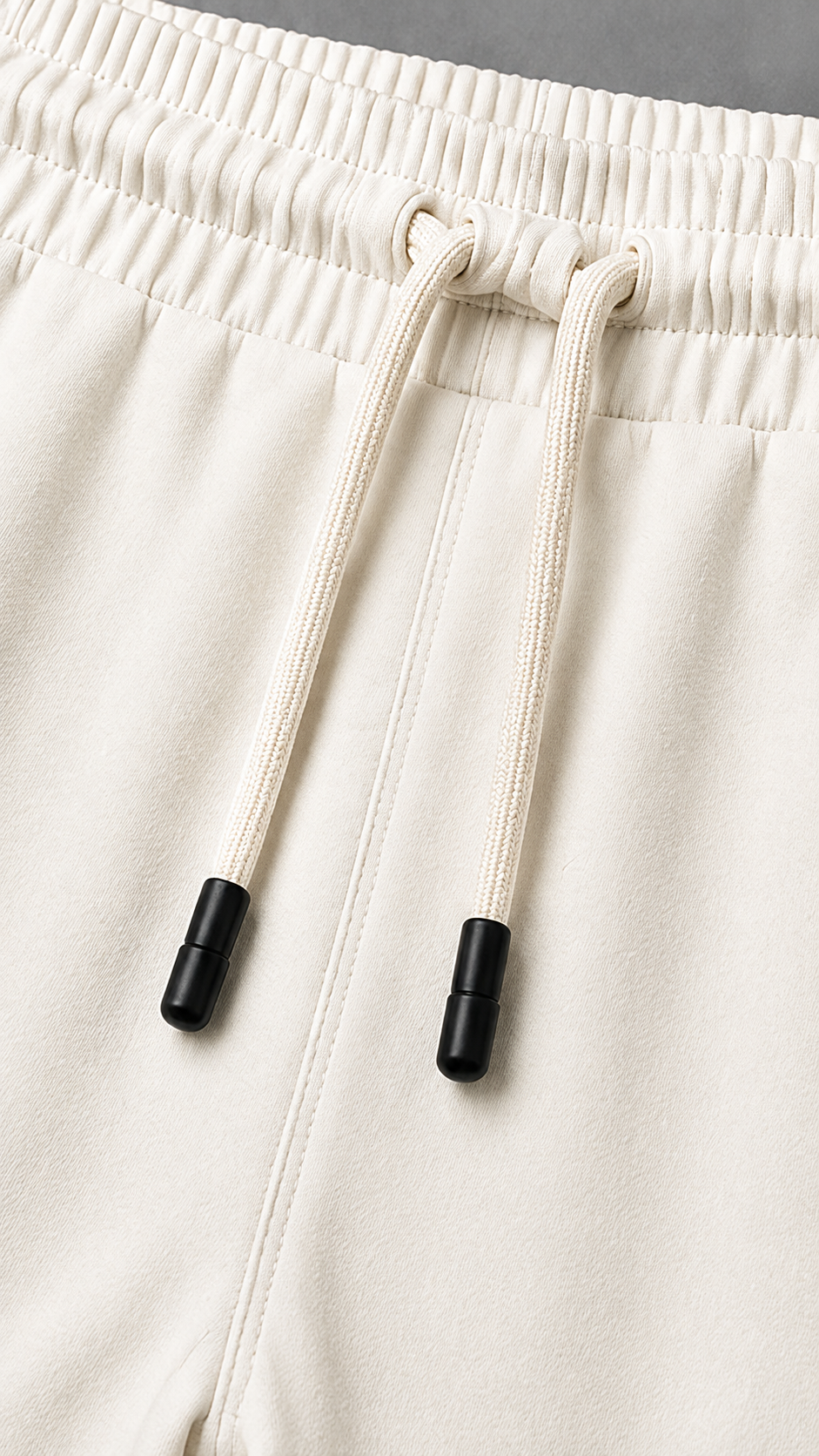 Horcun Men's Ivory Performance Training Shorts | Premium Athletic Shorts