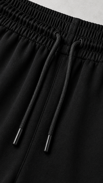 Horcun Men's Black Performance Training Shorts | Premium Gym Shorts