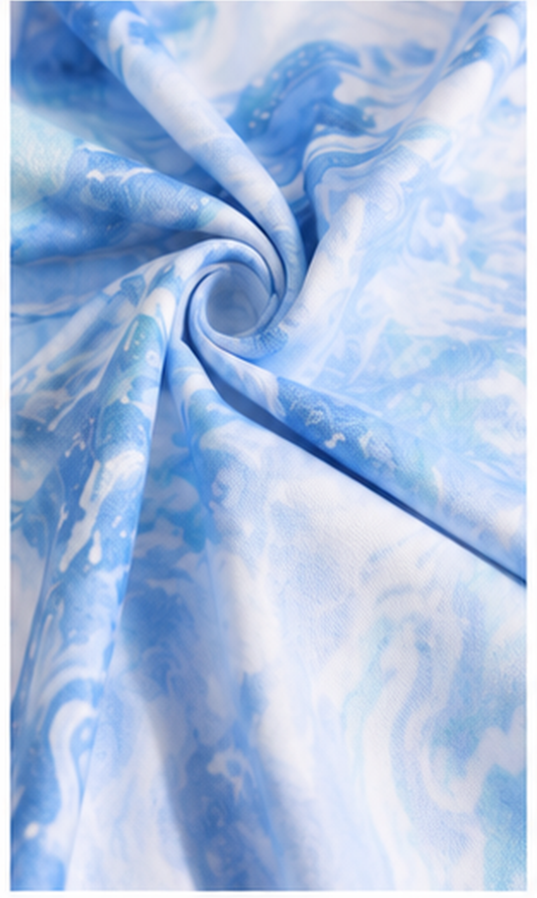 Girls Blue Tie Dye Co-Ord Set | Kids Crop Top & Bell Bottom Pants Outfit | Stylish Western Wear for Girls