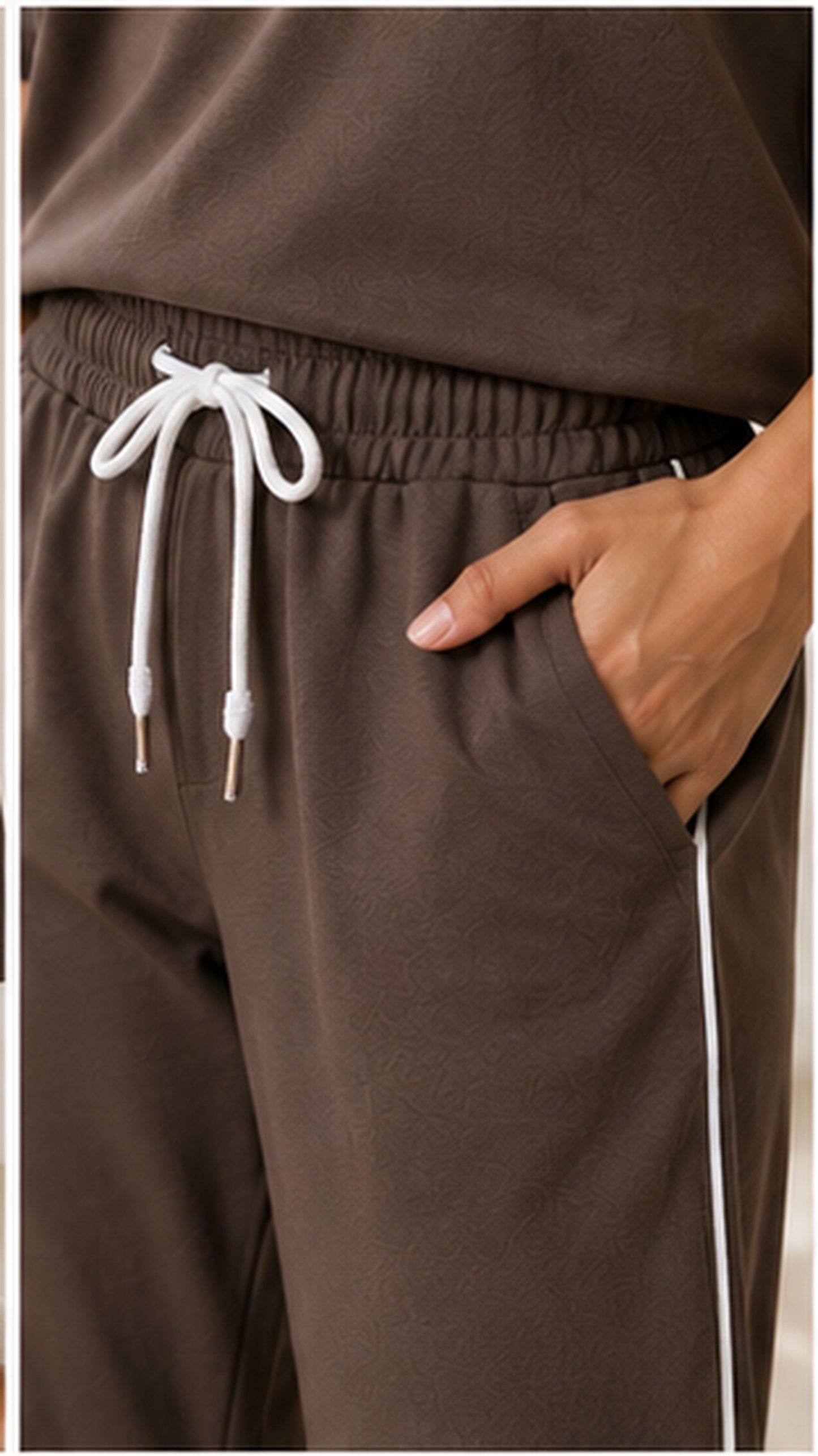 Women’s Coffee Brown Co-ord Set | Premium Relaxed Fit Lounge Wear