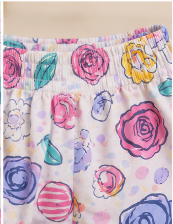 Floral Print Pajama Set
