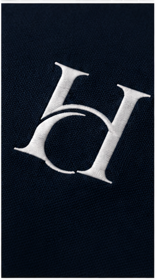 Men's Premium Navy Blue Polo T-Shirt with White Contrast Collar | Smart Casual Half Sleeve Polo