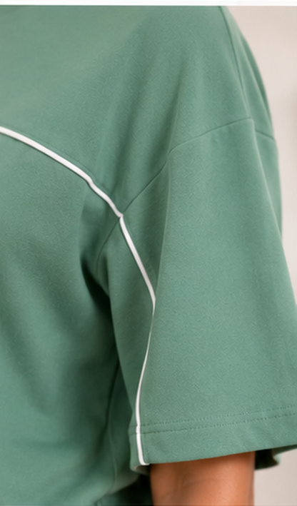 Women’s Sage Green Co-ord Set | Premium Relaxed Fit Lounge Wear