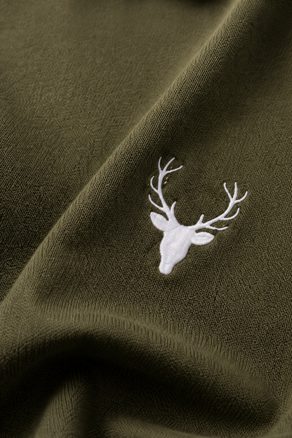 Horcun Men's Olive Green Premium Polo T-Shirt | Smart Casual Polo
