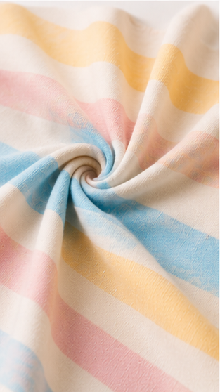 Pastel Stripe Kids Co-Ord Set – Soft Cotton T-Shirt & Shorts Summer Outfit for Boys & Girls