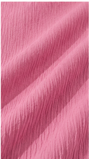 Pink Wide Leg Palazzo Pants for Women | Elastic Waist Crinkle Lounge Trousers