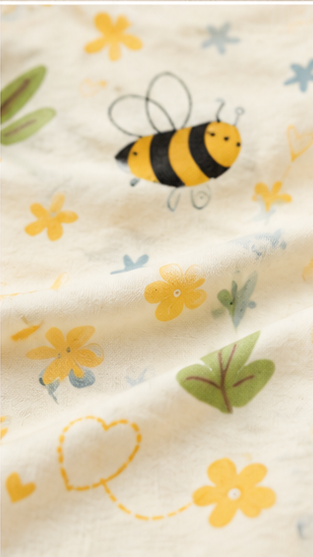 Kids Bee Print Co-ord Set – Cute Summer Cotton T-Shirt & Shorts Set for Boys & Girls