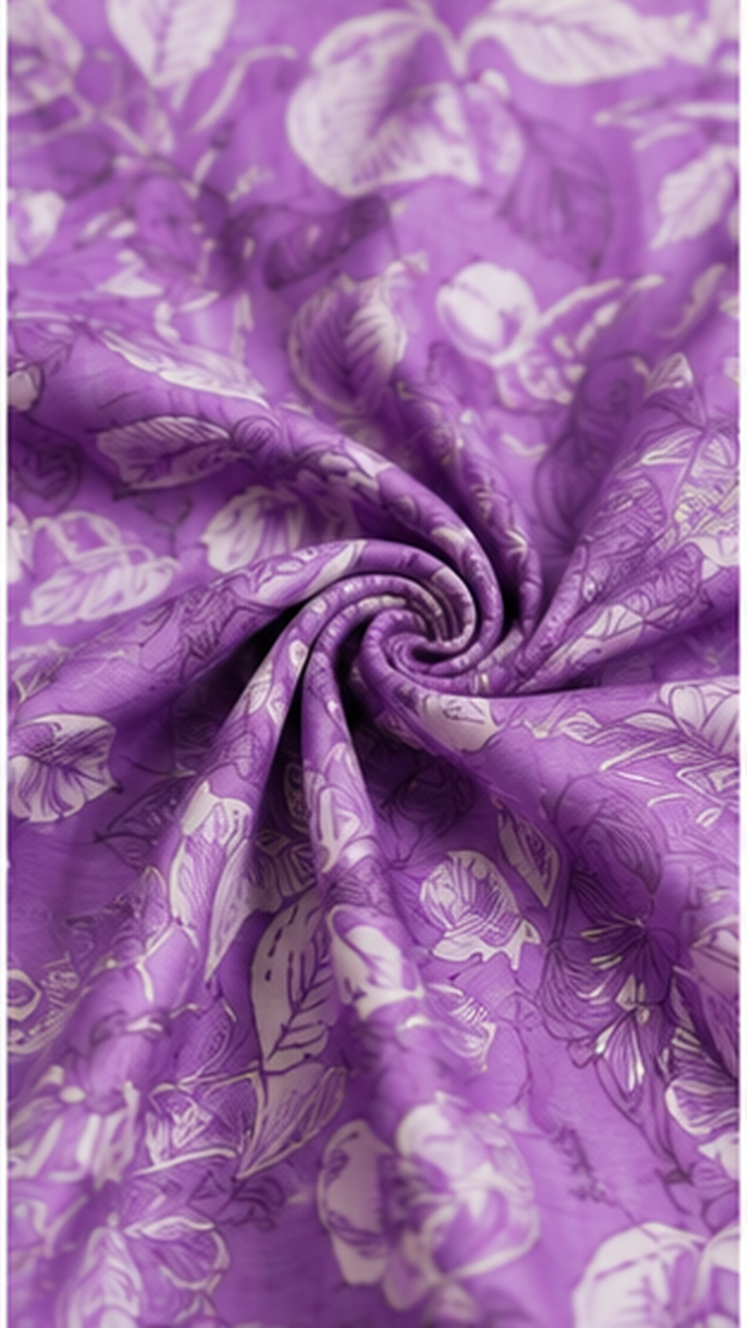 Girls Floral Fit & Flare Dress – Lavender Purple with Botanical Print
