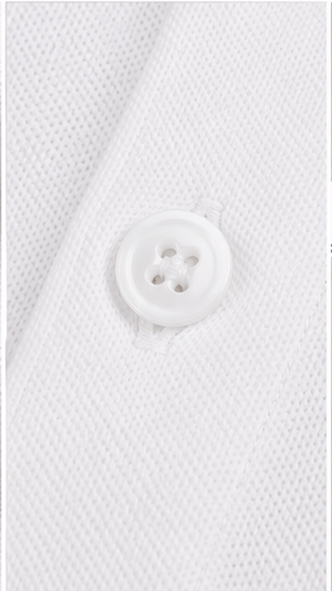 Men’s Premium White Polo T-Shirt with Black Contrast Collar & Sleeve Stripes