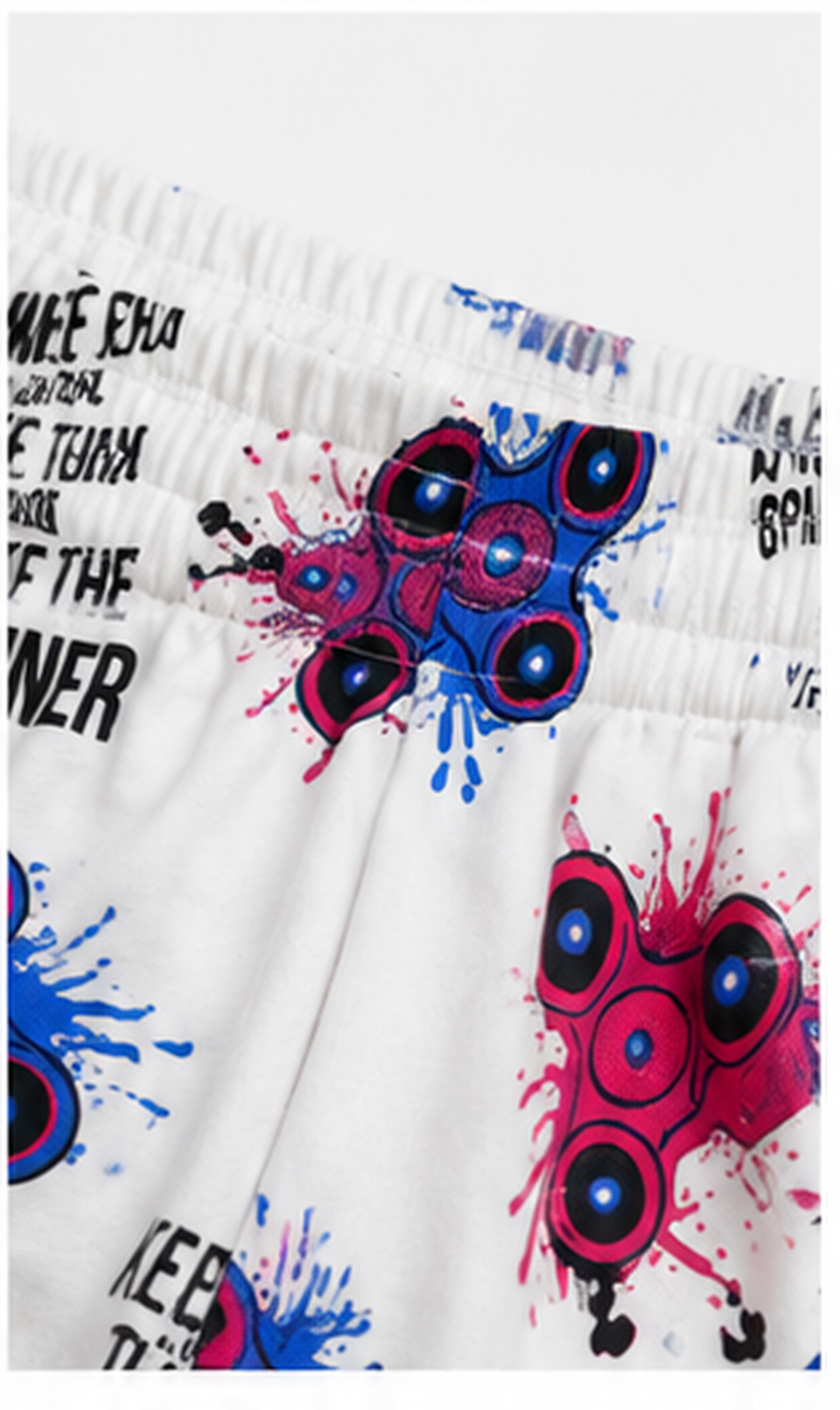 Fidget Spinner Print Kids Co-Ord Set – Cotton T-Shirt & Shorts Summer Outfit for Boys