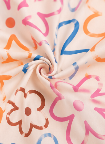 Girls Floral Print Sleeveless Cotton Dress – Soft Summer Casual Party Wear for Kids